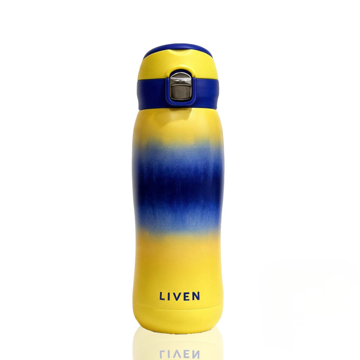 Liven Glow x Echoes of Clay Ceramic-Coated Water Bottle 17 oz (Pre-order)