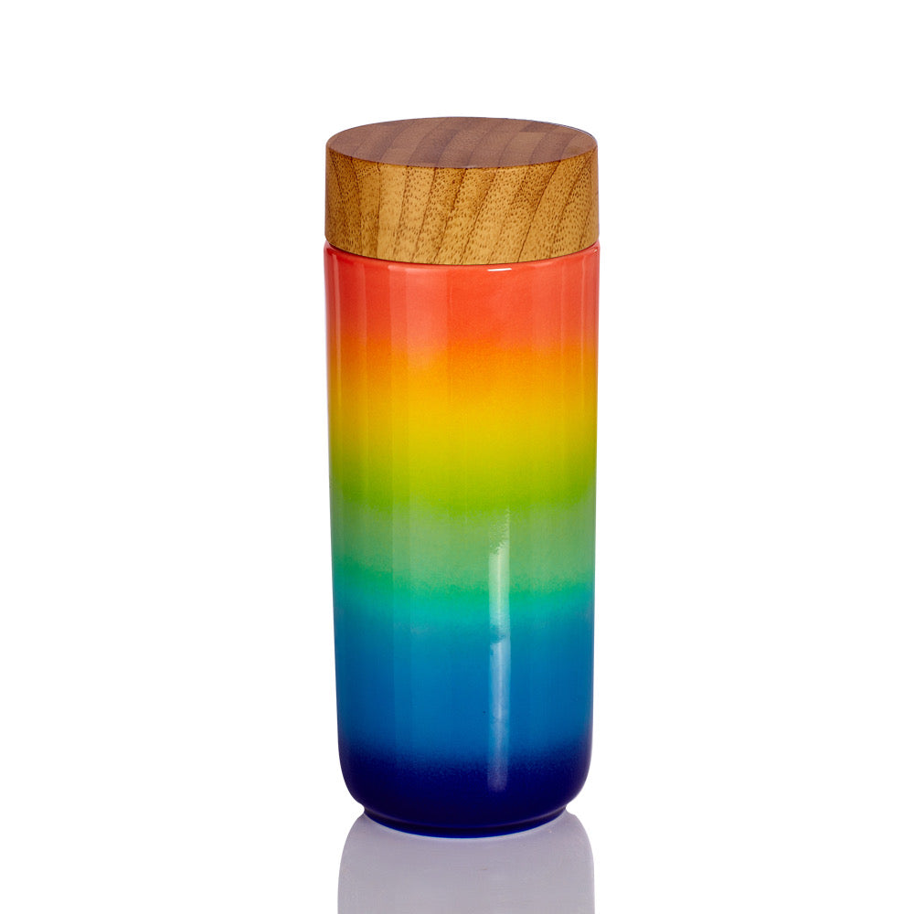 Rainbow Ceramic Tumbler