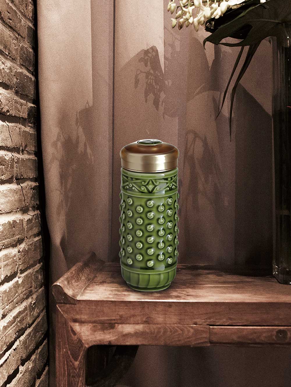 Qian Kun Tumbler Olive Green