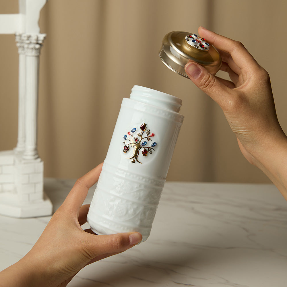 Tree of Life Crystal Travel Mug