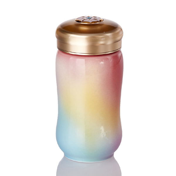 Rainbow with Swarovski element Tumbler