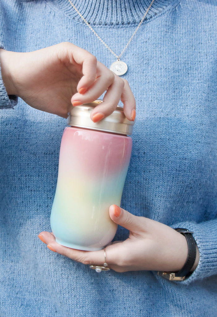 Rainbow with Swarovski element Tumbler
